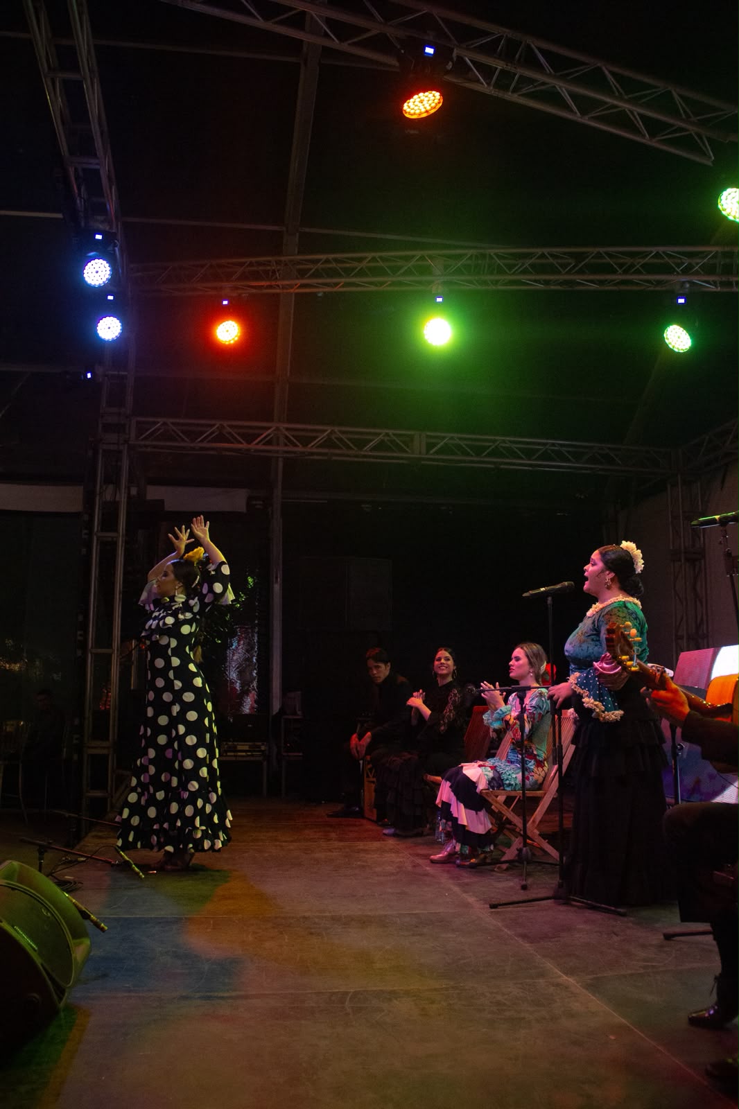 Tablao flamenco con baile y música en directo
